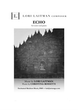 Echo — tenor and piano (priced for 2 copies)