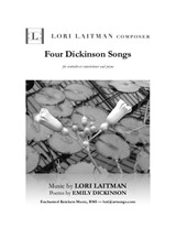 Four Dickinson Songs — contralto or countertenor with piano (for 2 downloads)