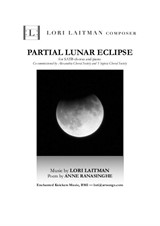 Partial Lunar Eclipse - for SATB with piano (priced for 10 copies)