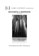 Becoming a Redwood - for soprano and piano (priced for 2 copies of the score)