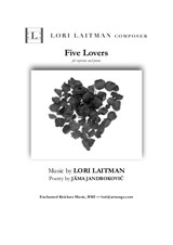 Five Lovers — for soprano and piano (priced for 2 copies)