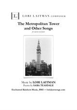 The Metropolitan Tower and Other Songs — for soprano and piano (priced for 2 copies)