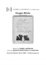 Gingko Biloba - for baritone and piano (priced for 2 copies)