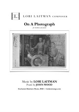 On A Photograph — for baritone and piano (priced for 2 copies)