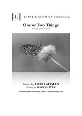 One or Two Things — for mezzo-soprano and piano (priced to 2 copies)