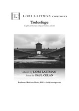 Todesfuge — for baritone and cello (priced for 2 copies)