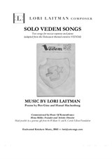 Solo Vedem Songs — for mezzo-soprano and piano (priced for 2 copies)