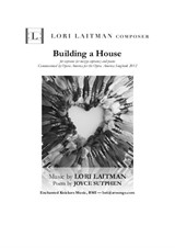 Building A House — for soprano (or mezzo-soprano) and piano (priced for 2 copies)