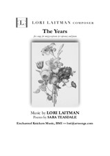 The Years — for mezzo-soprano (or soprano) with piano (priced for 2 copies)