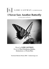 I Never Saw Another Butterfly — mezzo-soprano and bassoon (priced for 2 copies)