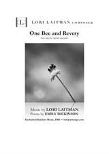 One Bee and Revery — three Dickinson songs for soprano and piano (priced for 2 copies)
