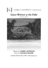 Lines Written at the Falls — for soprano and piano (priced for 2 copies)