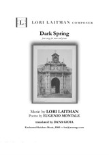 Dark Spring — four songs for tenor and piano on poems by Eugenio Montale (priced for 2 copies)