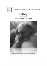 Lullaby — adapted for bassoon and piano (priced for 2 copies)