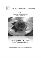 If I... for SATB with piano (priced for 10 copies)