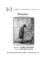 Homeless — for mezzo-soprano and piano (priced for 2 copies)